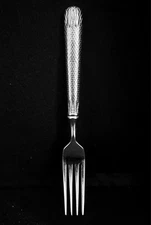 RETRONEU LAUREL HONEYCOMB DINNER FORK STAINLES 18/10 GLOSSY SILVERWARE FLATWARE