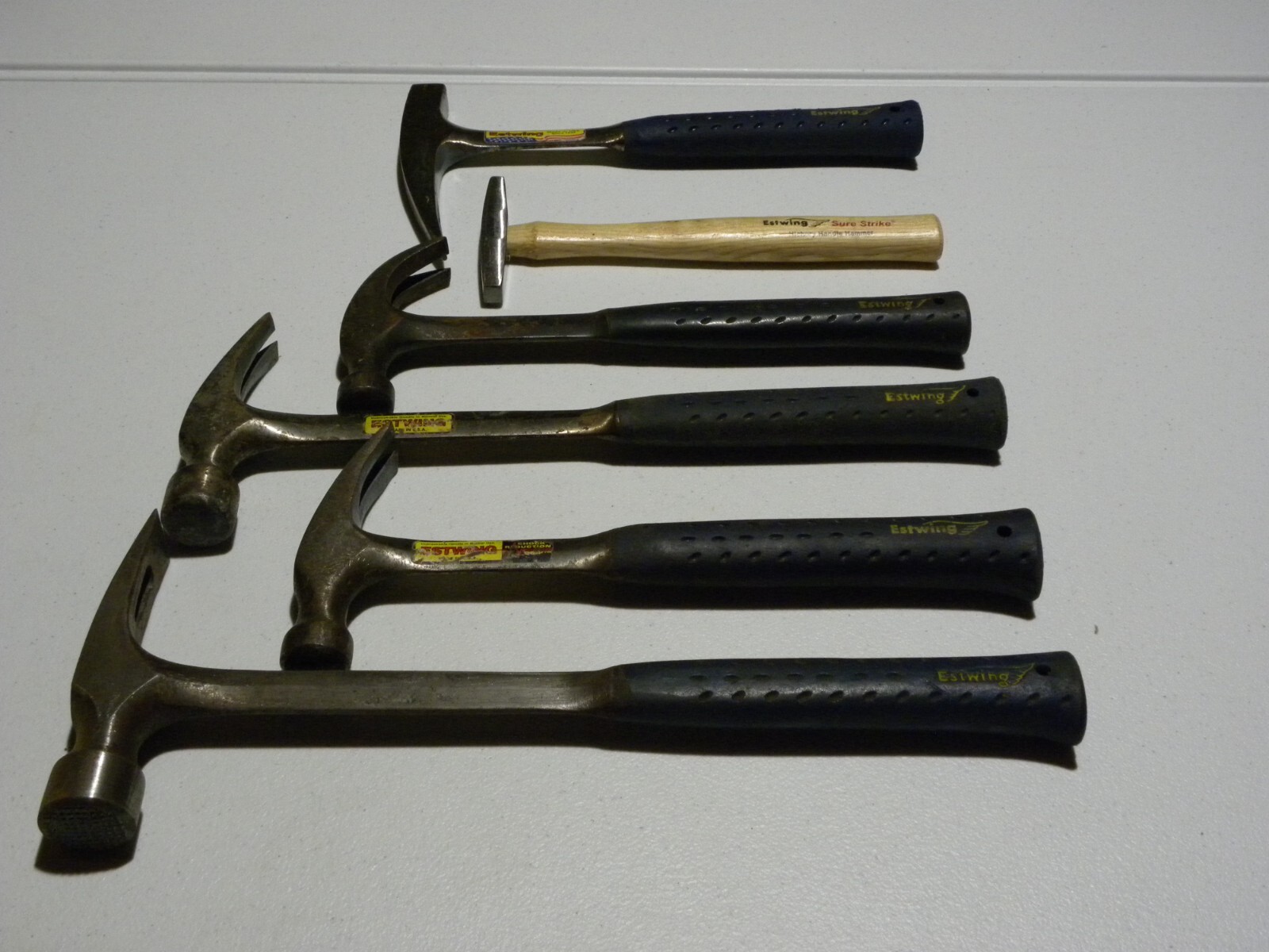 Huge Lot of Estwing Hammers Masonry Hammer Finish Roofing Claw Nail