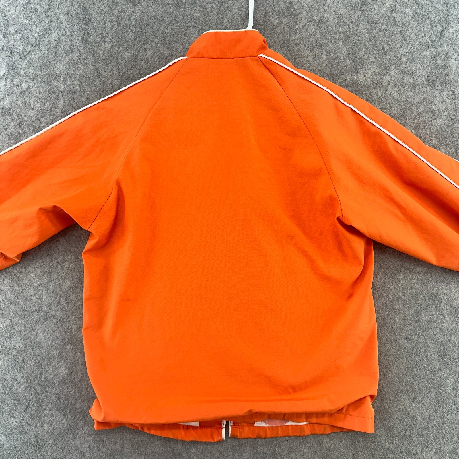 VTG STIHL Chainsaws Jacket Mens Small Orange Windbreaker Bomber Coat
