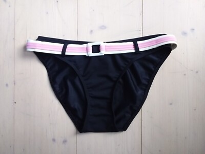 Bikinihose von Alprausch mit Oberteil in der Größe S, Schwarz m. Rosa Naturweiß