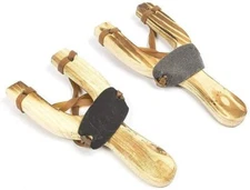  2 Pack Wooden Slingshot Toys for Catapult Game Outdoor for Kids 