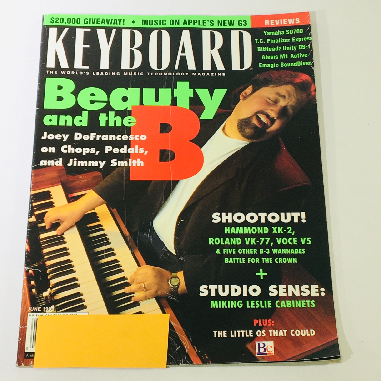 Keyboard Magazine June 1999: Joey DeFrancesco on Chops & Jimmy Smith on Pedals