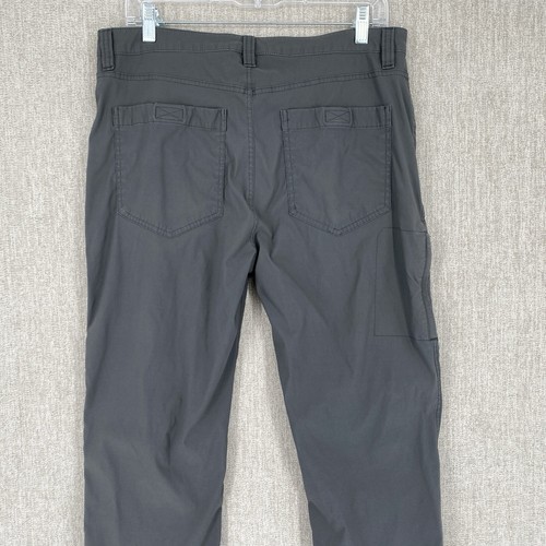 Eddie Bauer Pants Mens 34x32 Gray Tech Hiking Outdoor Stretch Straight Gorpcore - Picture 9 of 15