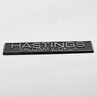 Kerr Chevy Hastings Nebraska Metal Car Dealership Emblem Badge Logo Advertising