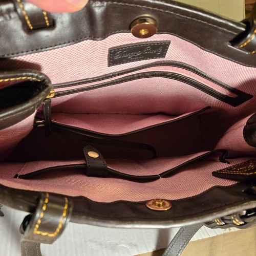 Borsa a tracolla Dooney And Bourke marrone ecopelle di coccodrillo borsetta - Foto 13 di 20