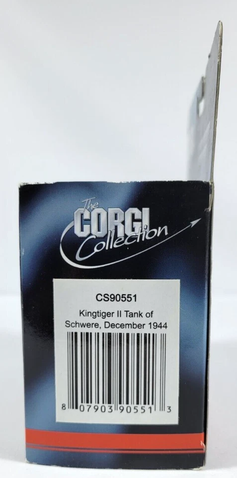 Máquinas de combate Corgi Segunda Guerra Mundial Kingtiger II tanque de Schwere diciembre 1944 Foto 4 de 4