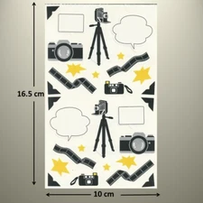 Mrs Grossman's Sticker - CAMERA, TRIPOD, FILM, FLASH, QUOTES - Up to 20% OFF!!