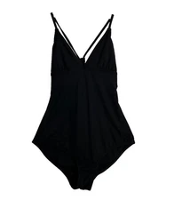 ATHLETA XXS One-Piece Swim Bathing Suit Black NWT 181282 Strappy Back Beach City