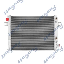 2 Row Aluminum Radiator For 2013-2018 Ram 2500 3500 4500 6.7L L6 Diesel 408Cu