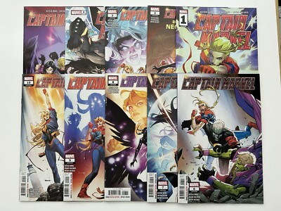 Marvel Captain Marvel 2023 Complete 1 2 3 4 5 6 7 8 9 10