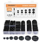 200pcs Rubber Grommet Assortment Firewall Hole Plug Electrical Wire Gasket Kit