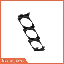 52mm 3 Hole Single DIN Radio Slot Pod Triple Gauge Meter Panel Mount Universal