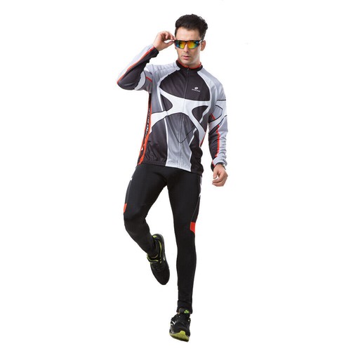 Herren Radfahren Radsport Radtrikot Fahrradtrikot Radhosen Fahrradhose Langarm - Bild 29 von 31