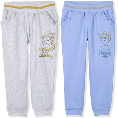 girls black skinny joggers