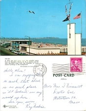 Beach Boardwalk Chamber Building Hampton Beach New Hampshire NH Postcard