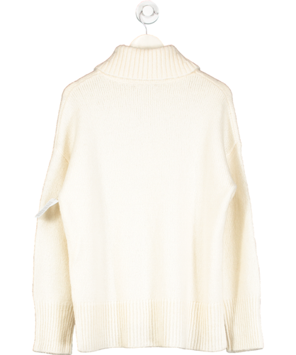 Truly Cream Oversized Roll Neck Jumper UK M - Picture 2 of 3