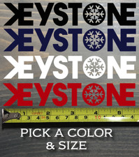 Keystone Sticker Decal Colorado Ski Mountain Breckenridge Snowboard A Basin