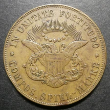 USA token - 20 Dollar size but different to Rogers#2440 (RRR) this #2440bis 24mm