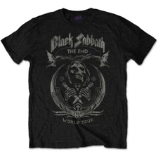 Black Sabbath-The End-Mushroom Cloud-Black t-shirt