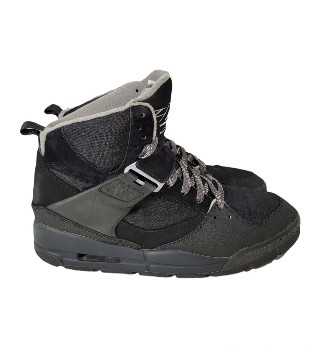 Men's Jordan Flight 45 Black TRK Winterized 467927-003 Legit