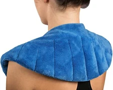 Microwaveable Moist Heat Wrap with Clay Beads Neck, Shoulders, Body New in Bag