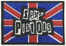 SEX PISTOLS IRON ON PATCH logo punk ramones clash rancid sid vicious black flag