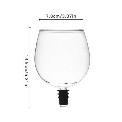 Wine Bottle Glass - Turn Your Bottle Into Your Wine Glass Cup With Silicone Seal - Picture 8 of 9