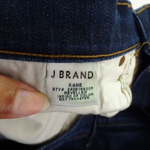 J Brand Kane Straight Fit Denim Jeans Men Size 33 Blue Medium Wash Cotton Blend - Picture 5 of 12