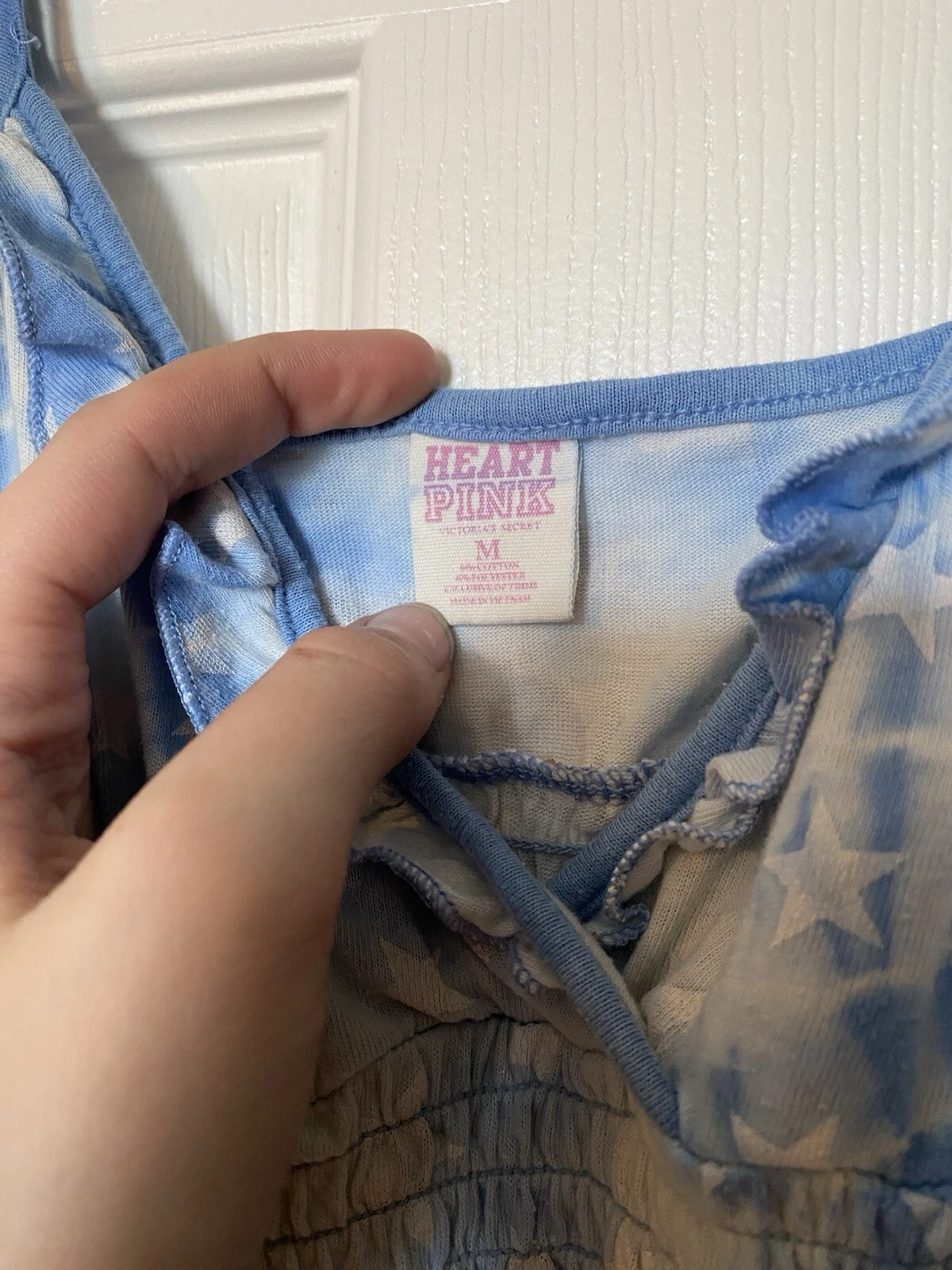 UNDERCOVER Victoria's Secret ROSA vestito donna blu bambola bambino