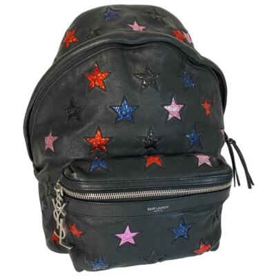 Yves Saint Laurent Star Applique Mini City California Leather