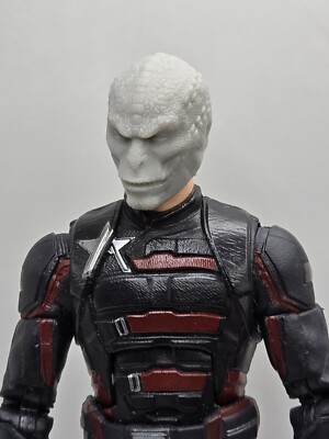 3d Printe LIZARD KILLER CROC HEAD 6'' 1:12 GI Joe Classified/Marvel Legends