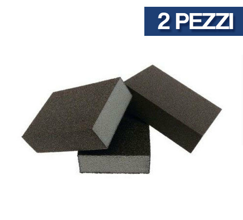 8 Pezzi Tessuto Abrasivo Non Tessuto - Spugne Per Levigatrice Orbitale 125 Mm, Per Lucidatura E Pulizia