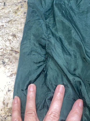 Vintage 90’s Large Wind Pants Ankle Zipper, Black Nike. GB Packers. See Defects - Picture 11 of 19