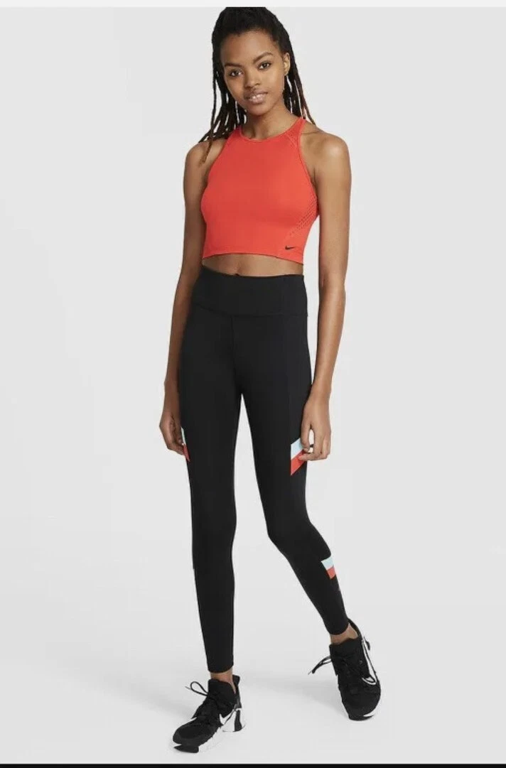 Nike colour top block leggings