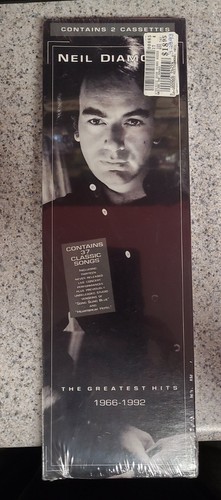 Neil Diamond - The Greatest Hits 1966-1992 2 Cassette Long Box SEALED  - Picture 1 of 5