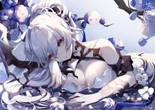 Anime girls ai xiao meng artwork honkai impact 3rd Playmat Game Mat Desk