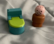 Poltrona vintage Little People bambino e il vasino