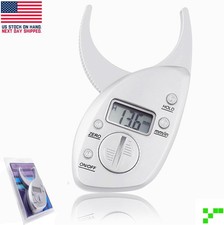 Body Fat Caliper Analyzer Digital Skinfold Measurement Instrument Calipers USA