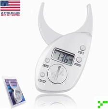Body Fat Caliper Analyzer Digital Skinfold Measurement Instrument Calipers USA