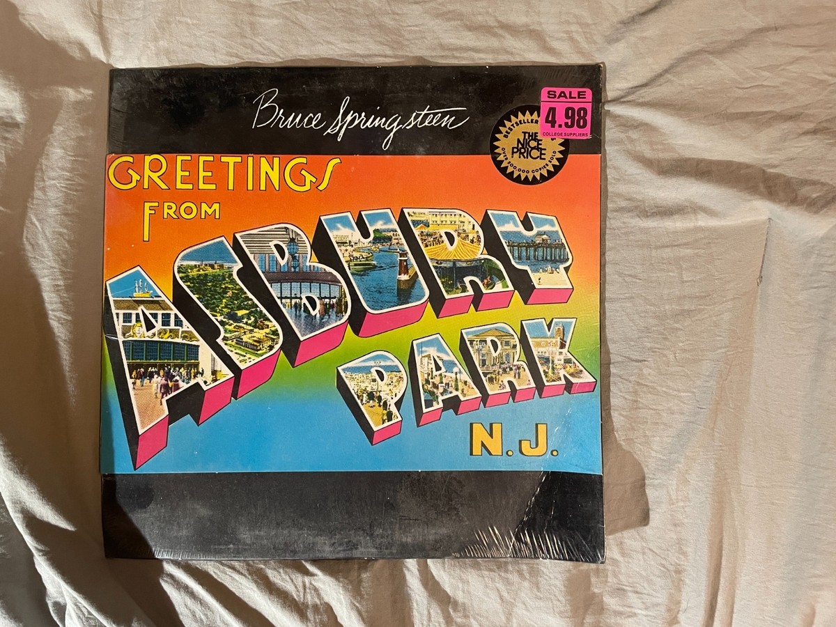 Bruce Springsteen SEALED LP - Greetings From Asbury Park NJ
