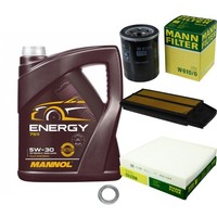 Mann Inspektionspaket 5L Mannol Energy 5W-30 FüR Honda Accord VII 2.0 2.4