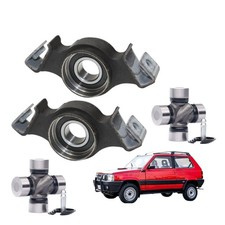 KIT 2 pezzi Supporto Albero Trasmissione Con Crociere Per Fiat Panda 141 Y10 4x4