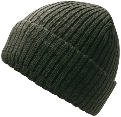 ELUTEXBYSCHEIBLER Elutex Jagdmütze oliv grün Strickmütze mit Thinsulate extrem warm günstig NEU