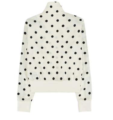 Adidas Women Originals Satin Polka Dot Track Top Off White Asian