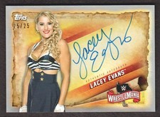 2020 WWE Road to WrestleMania Autograph Silver #A-LE Lacey Evans AUTO 25/25