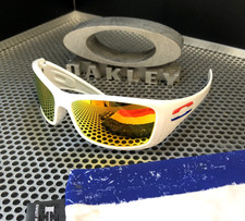 OAKLEY HIJINX | POLISHED WHITE-FRANCE | FIRE IRIDIUM | RARE