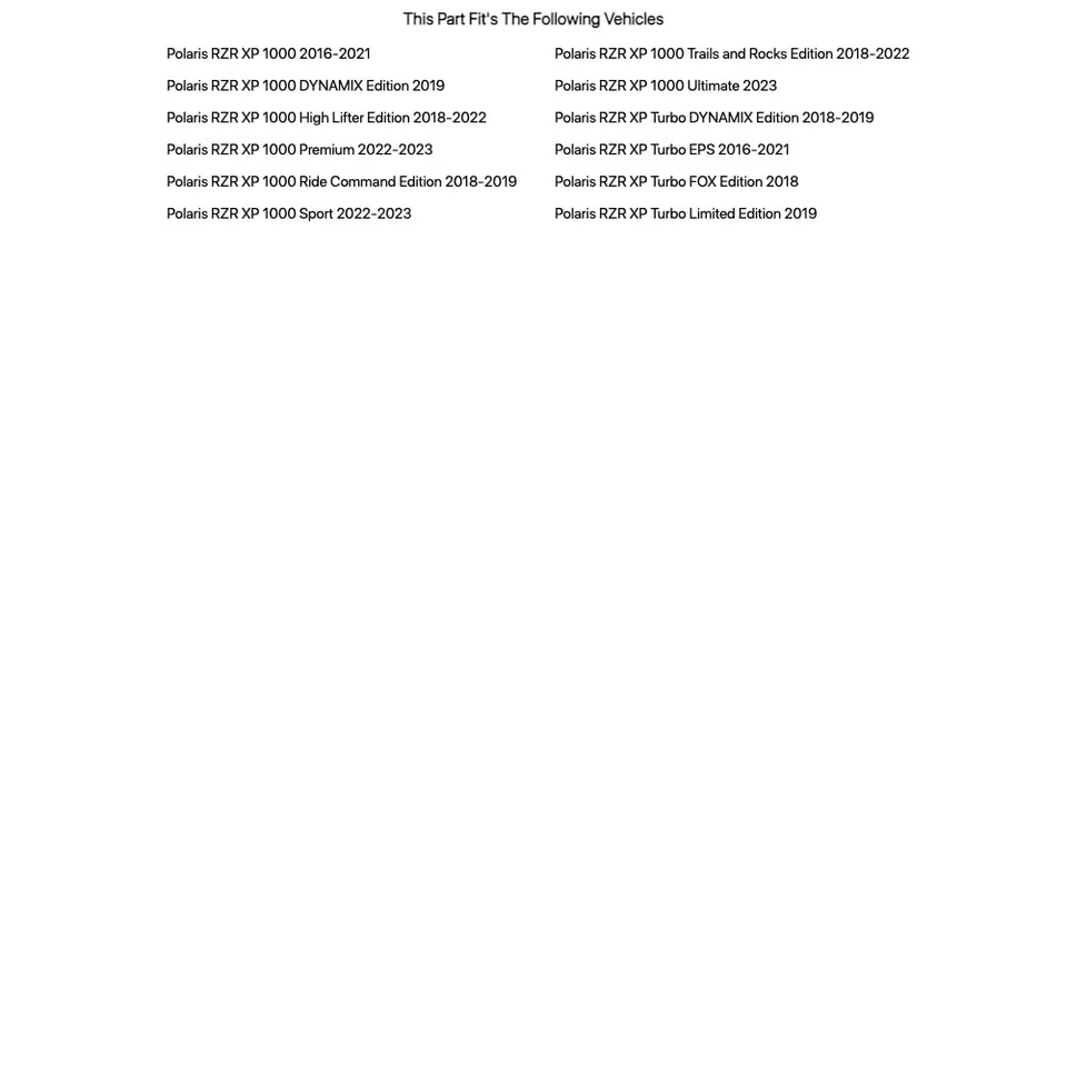 Tusk Quiet-Glide Skid Plate 3/8" For POLARIS RZR XP 1000 2016-2021 Foto 4 de 4