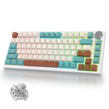 400PRO 75 Wireless Creamy Mechanical Keyboard Bluetooth, Gasket Hot Swappabl...