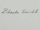 Irving Stanley 'Black' Smith CBE OBE DFC pencil signed Battle of Britain RAF WW2