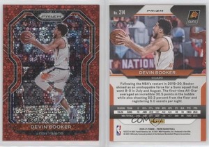 2020-21 Panini Prizm Fast Break Red Prizm /125 Devin Booker #214